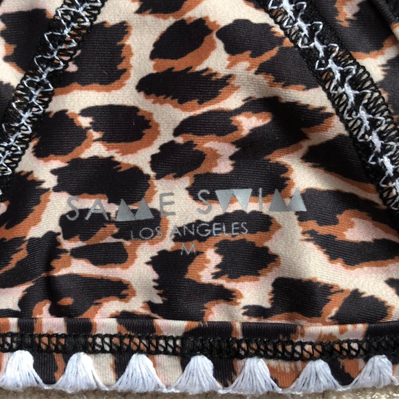 Same Swim Leopard Print The Catch Bikini Top - Picture 4 of 5